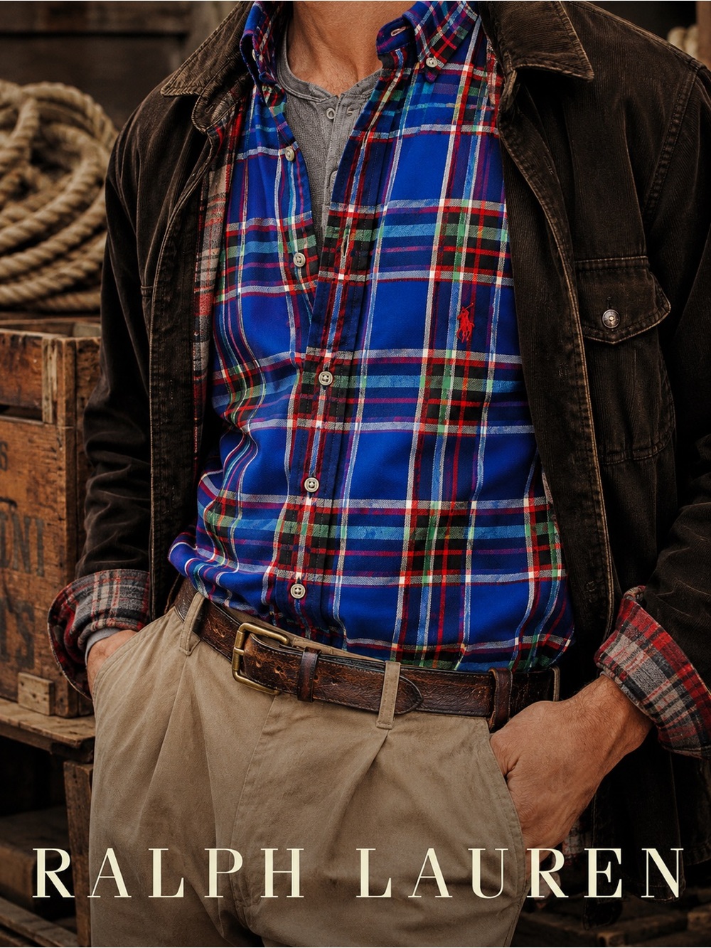 Ralph Lauren Classic Fit Plaid Performance Flannel Button-Down Shirt